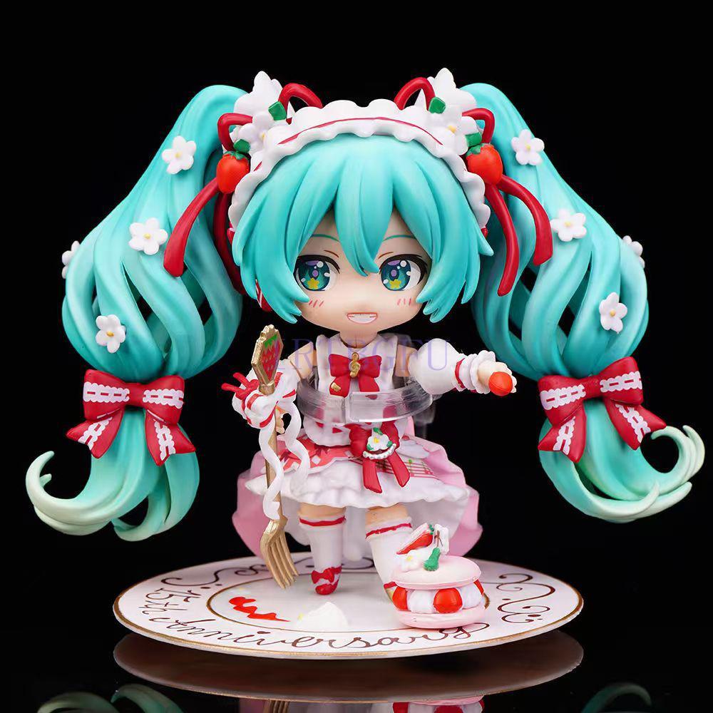 10cm GSC Vocaloid Hatsune Miku 1939 15th Anniversary Ver Q clay Japanese Anime PVC Action Figure Toy Game Collectible Model Doll