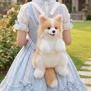 Realistic Corgi Backpack Plush Toy – Perfect Gift