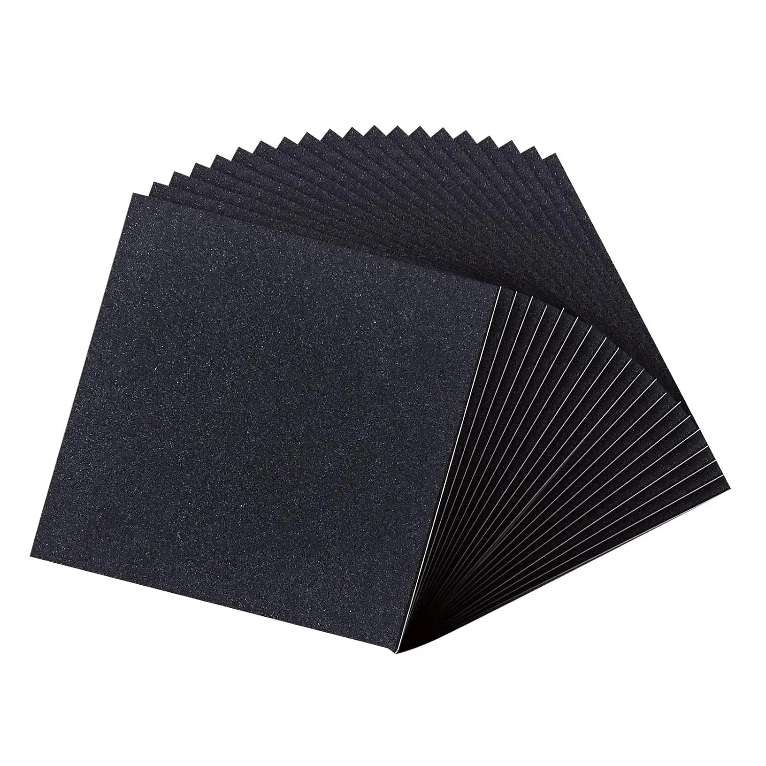 20 count Adhesive  Padding 1/16 in Thick X 4 in X 4 in | Closed Cell Neoprene Rubber Sheets, Anti Vibration & Non-Slip Insulation Pads for Furniture, Crafts, , Office, Grips-Black