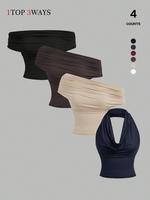 Black/Apricot/Dark Coffee/Navy Blue