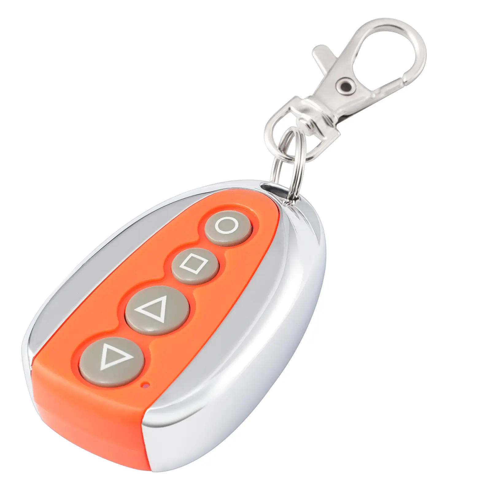Sliding Gate Opener Remote Keychain, 131 ft Range 4-Button Automatic Opener, Multi-Code Electric Rolling Driveway-Gate Closer Smart Security Kit for Garage Doors