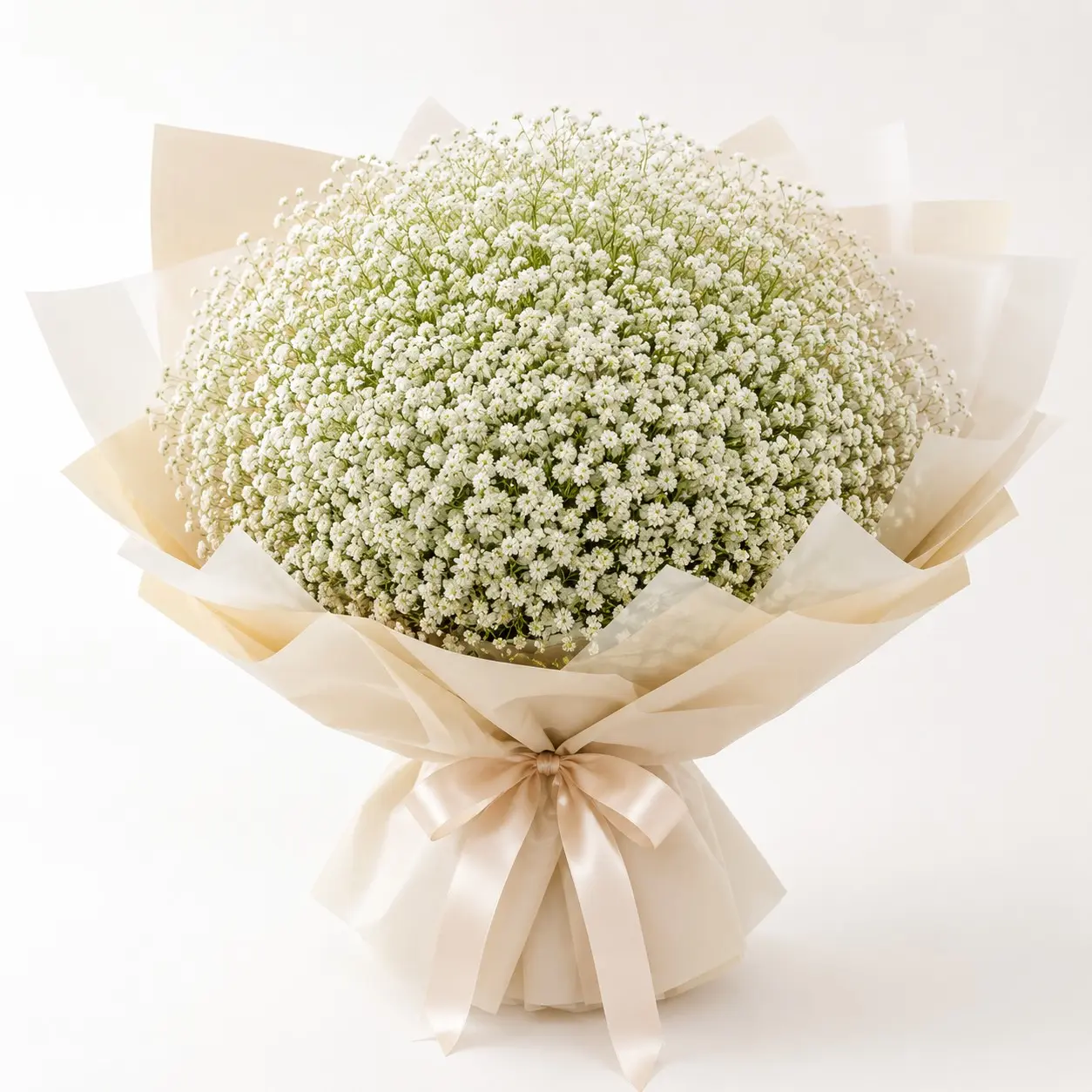 50pcs Artificial Baby’s Breath Flowers, Realistic Faux Gypsophila Stems, Wedding Bouquet, Home Decor, Vase Arrangement
