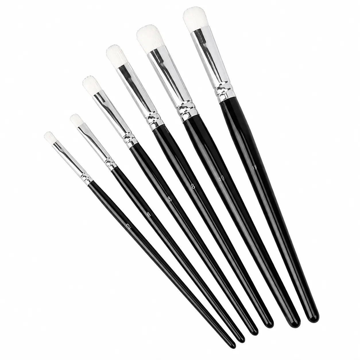 Professional Fine-Art Miniature Detailing Brush Set - Soft Natural Wool Bristles, Precision Hook-Line Control, Dry Brushes, Texturing Tips, for Ceramic, Gypsum, Craft Modeling, Ideal for Model Makers