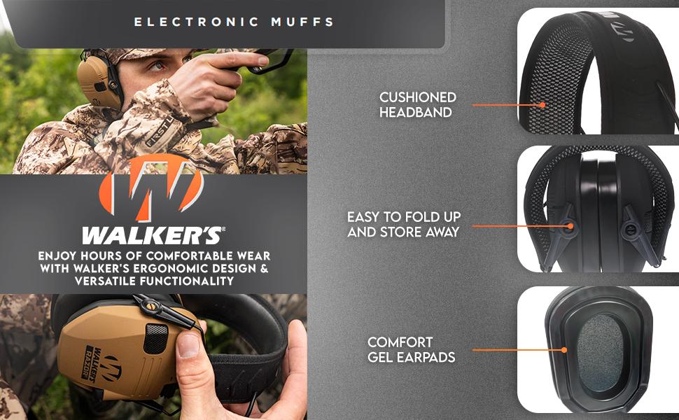 ’s XCEL Hearing Protection Earmuffs with Bluetooth &