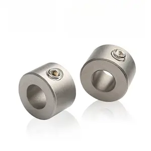 2Pcs 8mm Drill Bit Stop Collars, Twist Drill Depth Positioning Rings,Drill depth stop collars for 8mm twist drills, used to fix drilling depth. Suitable for punching, hole drilling and clamping operations.