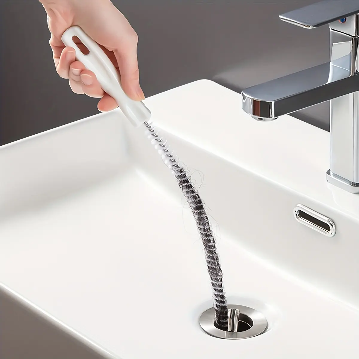 1pc. Sewer Dredging, Hair Waste Cleaning Brush, Flexible Cleaning Brush, Plug Hole Removal Tool, Cleaning Tool