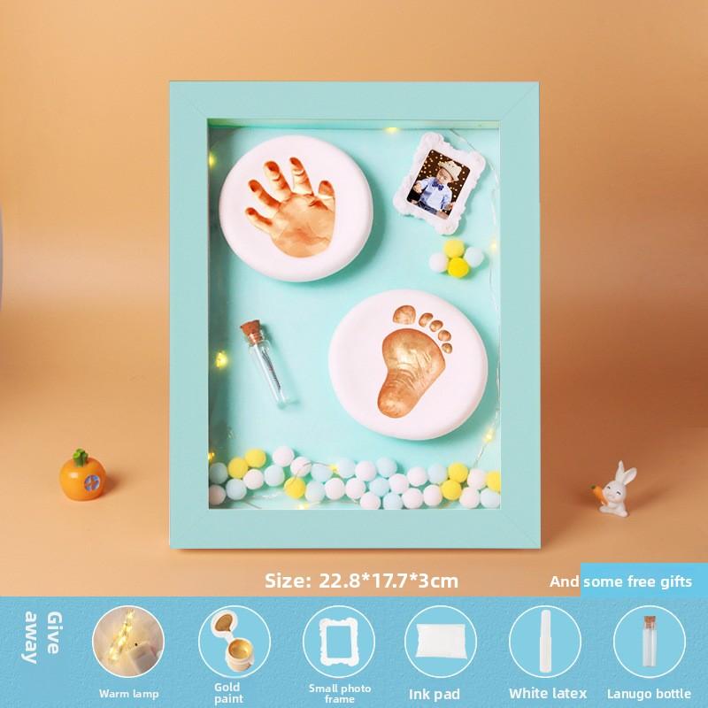 The Sweetest Newborn Gift Ever |   Baby Print Clay & Hair Memorial Frame