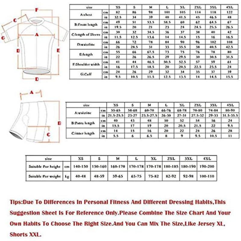 New summer cycling suit men's mountain bike white short-sleeved top competitive road cycling clothing cycling suit bib tracksuits men