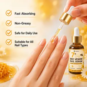 7 Days Bee Venom Nail Serum Oil – Nourish, Strengthen & Transform Nails, Deep Hydration & Natural Shine, Fast Absorbing, Non-Greasy, Safe for Daily Use, Suitable for All Nail Types, 30ML