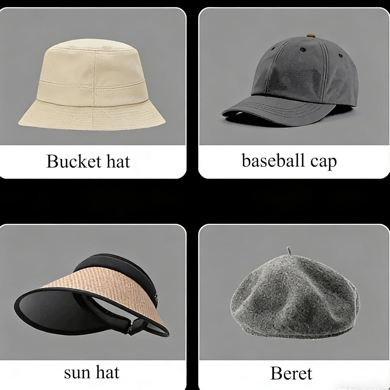 30 count Hat Size Tape Hat Size Reducer Inserts Liner  Reducing Sizing Tape Sizer Self Adhesive for Hats Caps Make Smaller Sweatband Black White