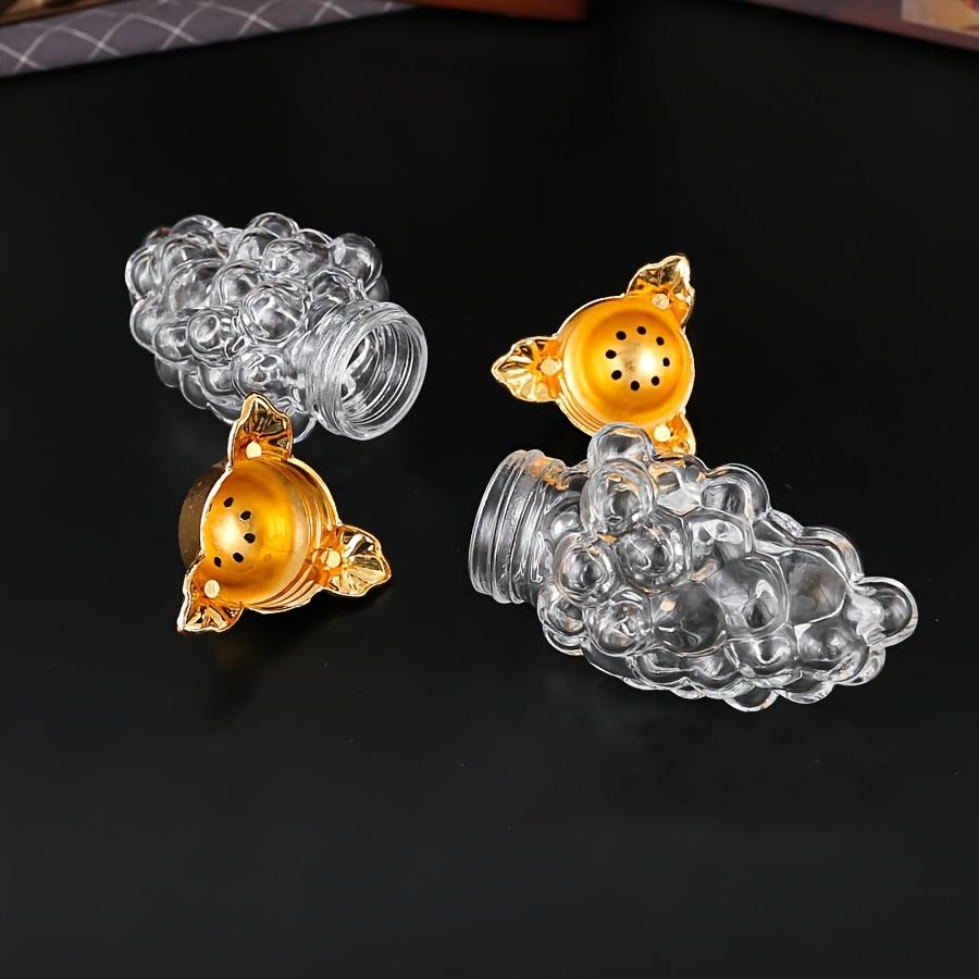 For Kitchen, Restaurant, Living Room & Home Use, Spice Storage & Decoration Solution, Gold Grape Cluster Design Spice Jars, Creative Shape Sealed Dust-proof, Effortlessly Handle Aesthetic Style Spice Storage, Creative Storage Jars For Kitchen, Restaurant, Living Room & Home Use, Spice Storage & Decoration Solution, Gold Grape Cluster Design Spice Jars, Creative Shape Sealed Dust-proof, Effortlessly Handle Aesthetic Style Spice Storage, Creative Storage Jars