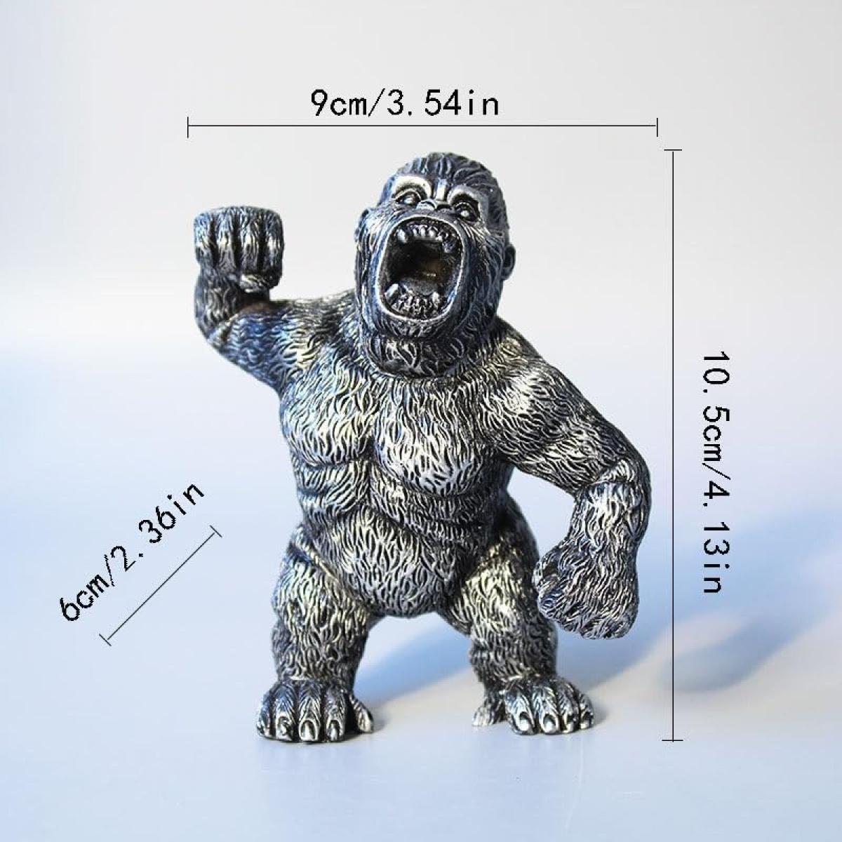 Crazy Gorilla Dashboard Decor| Anti-Slip Base, Funny Car Ornament