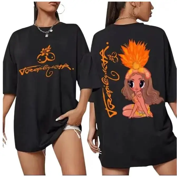 Karol Tropitour Tour 2026 Tropicoqueta Unisex Oversized Premium Cotton T-Shirt, Vintage Music Merch T-Shirt, Music Latin Style, New Album Gift For Fans