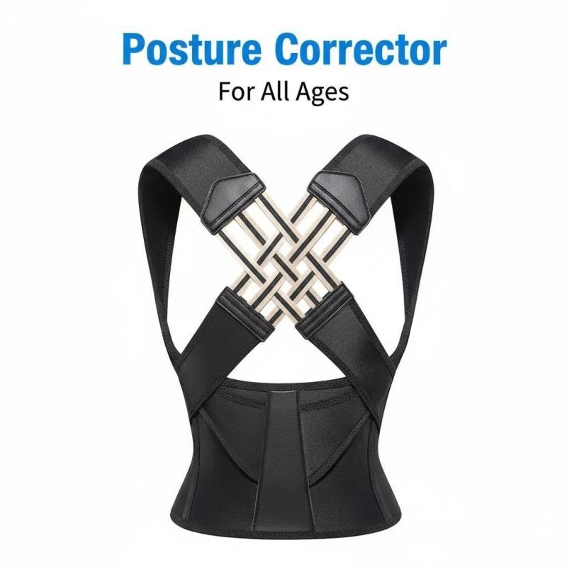 Cross-Strap Back Brace for Men & Women| Invisible Posture Support| Daily Confidence