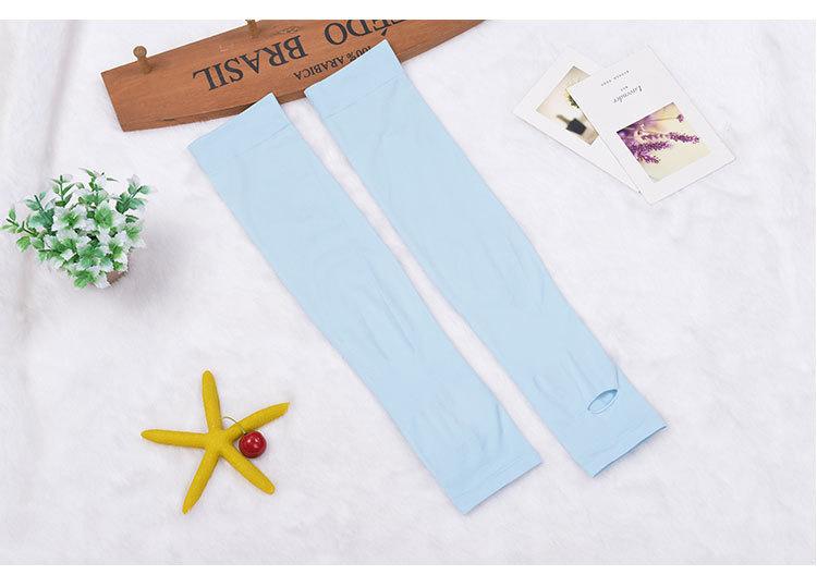 7-piece pack, black + white + gray + skin + pink + blue + purple ice sleeves, summer sunscreen sleeves, women's UV-proof ice sleeves, men's arm guards, driving and riding arm guards, ice silk sleeves