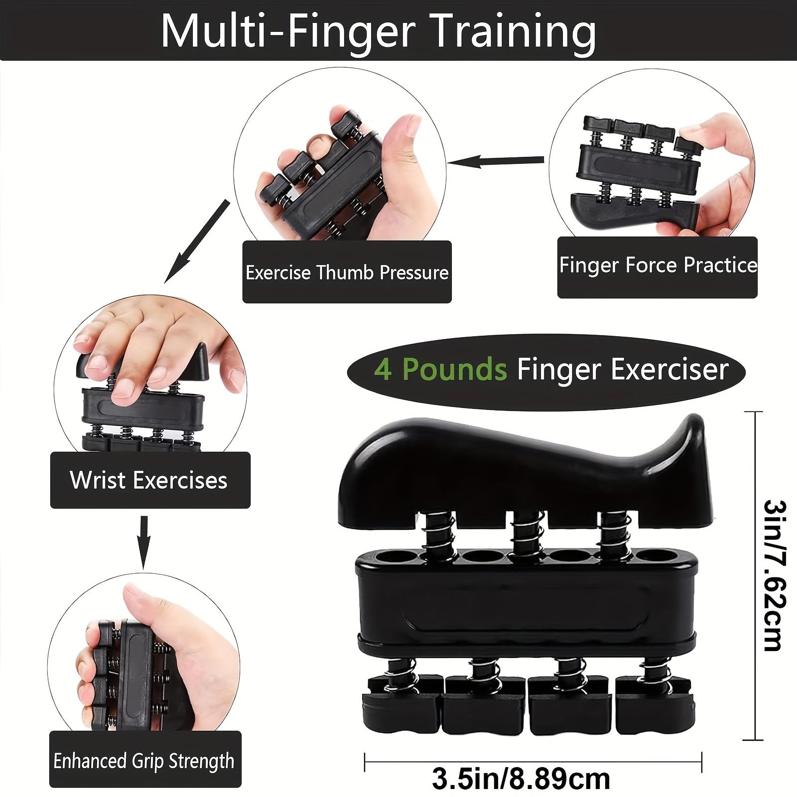 Grip Strength Trainer Kits (5 Pack), Forearm Strengthener With Adjustable Resistance, Grip Strengthener Set, Finger Strengthener, Hand Gripper Strengthener, Forearm Workout Gripper Set
