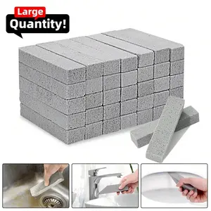 Tomnk 36/72pcs Pumice Stones, Pumice Cleaning Stick Without Dead Ends, Pumice Scouring Pad Pumice Stick Cleaner For Cleaning Toilet, Bathtubs, Kitchen Sink, Grill, Household