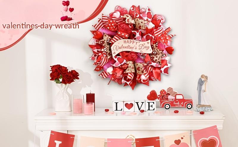 1 piece of 35cm or 45cm Valentine's Day/Spring Wreath, suitable for front door decoration - Plastic door ornament with branches and leaves, wall-mounted decoration, suitable for all seasons, Valentine's Day or housewarming gift. 1 piece of 35cm or 45cm Valentine's Day/Spring Wreath, suitable for front door decoration - Plastic door ornament with branches and leaves, wall-mounted decoration, suitable for all seasons, Valentine's Day or housewarming gift.