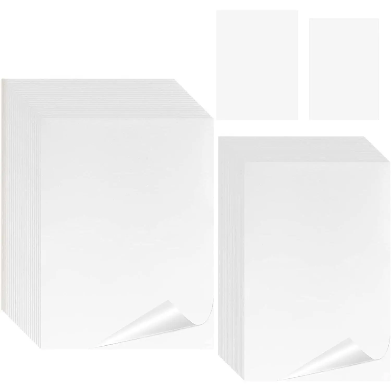 100 count  Painting Release Paper 16 x 12cm and 15 x 10cm Non-Stick  Release Paper Double-Sided 5D  Painting Accessories Cover  Paper