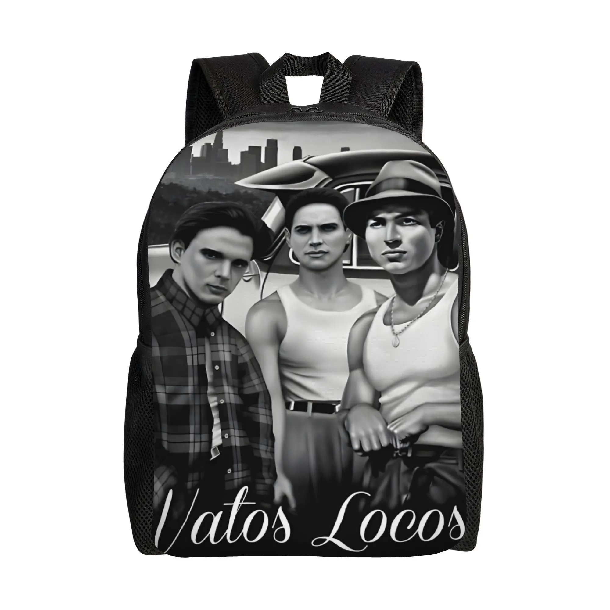 [90s Movie Backpack]Retro 90s gangster movie themed backpack - a nostalgic gift for movie fans. Hand washable or dry cleanable. Suitable for students, university students, and casual use. Unisex. bookbag