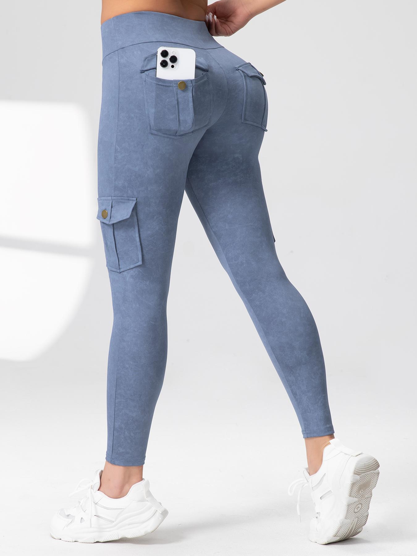 High Waist Yoga Pants for Women with Pockets, Tummy Control Compression Leggings, High Waisted Leggings, 4-Way Stretch Activewear for Gym & Daily Use, Fitness Pants