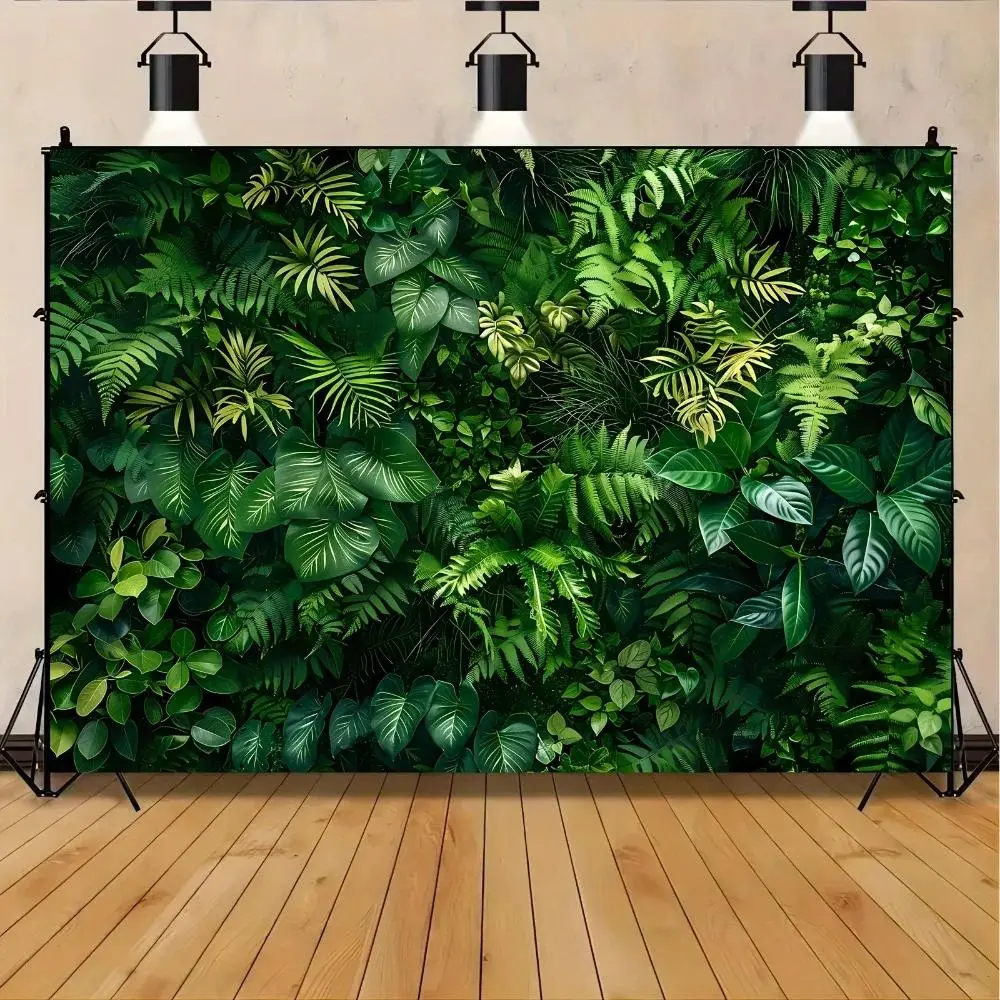 Jungle Safari Adventure Backdrop Party Background Cloth, Wildlife Tapestry Wall Hanging Photography Background Premium Polyester Fabric, Party Decor, Photo Studio Setup, Room Decoration, Event Celebration Background Prop