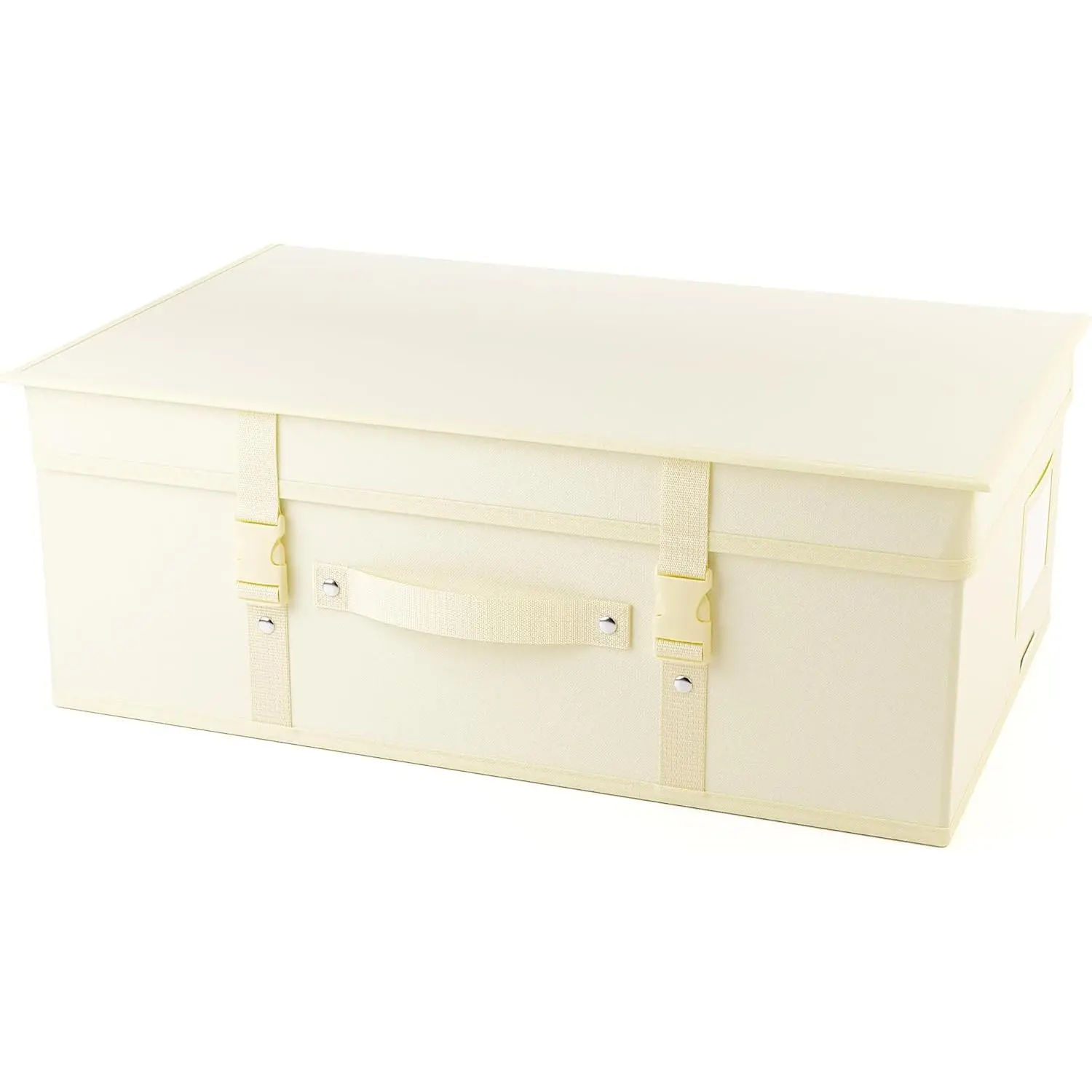 Wedding Dress Storage Box Bridal Gown Preservation Kit including 10 sheets of Archival Acid Free Tissue Paper (Medium, Ivory)