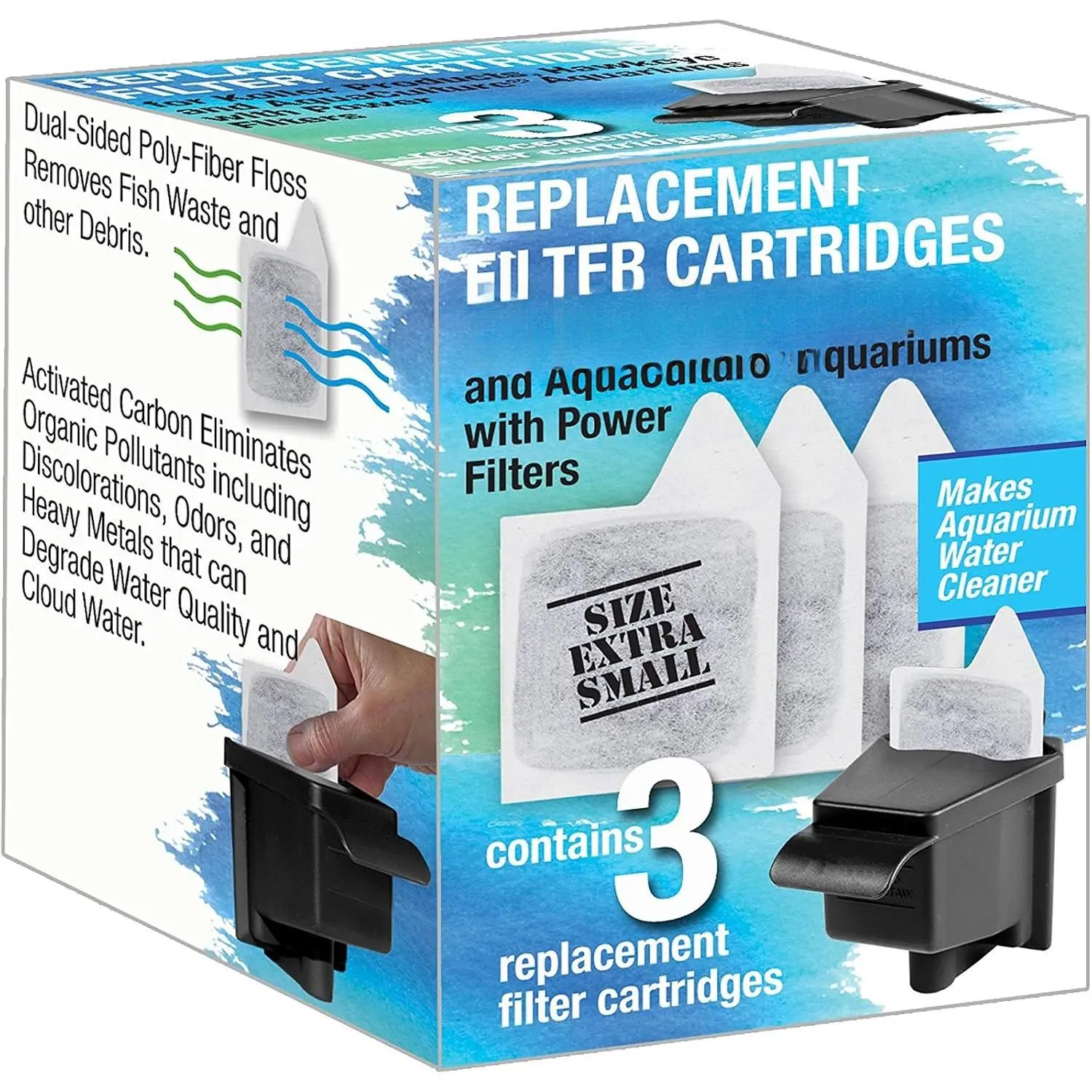 Filter Cartridges - XS, 3-Pack, White