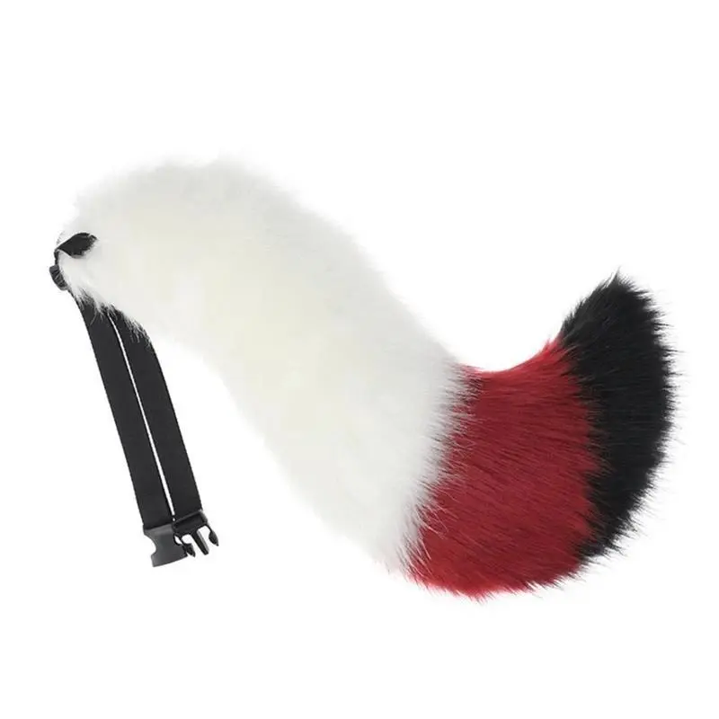Fox-Ear Headwear Fluffy-Anime Tail-Fox Ears Headband for Halloween Costume
