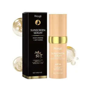 Four in one liquid foundation, concealer, moisturizing cream, sunscreen essence Serum SPF50, color changing hyaluronic acid, UVA/UVB protection, moisturizing, Hydrating, lasting makeup, not easy to make up, 30ml