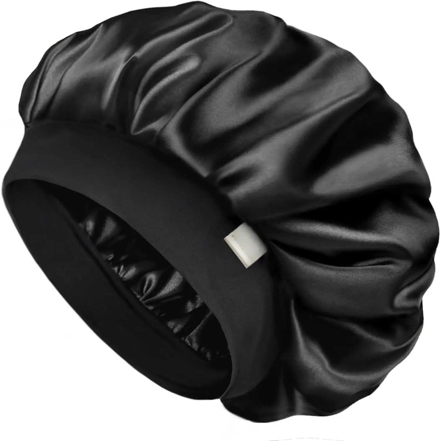 Soft Satin Bonnet for Men Women, Sleep Cap to Maintain Moisture| Unisex Double Layer, Bonnet for Sleeping, Protect Hair, Natural Wave, Curly Coily, Reduce Frizz, Adjustable Sleep Hat