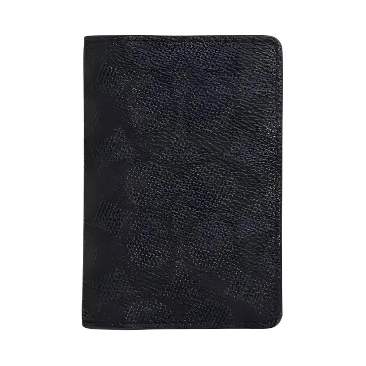 COACH Coach 8-Logo Double-Fold Wallet for Men and Women – Coated Canvas, Charcoal and Black