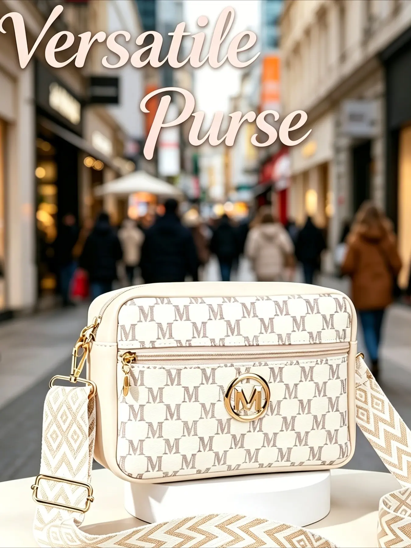 This year's trending small bags for women, retro single-shoulder crossbody bags, wide-strap casual square bags, cross-border fashion