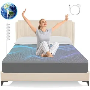 Grounding Sheets  Size, Earth Grounded Fitted Bed Sheet with 10% Pure  Fiber + 90%  , for Improved Sleep &  (Dark Gray,  - 80"x60"x15")