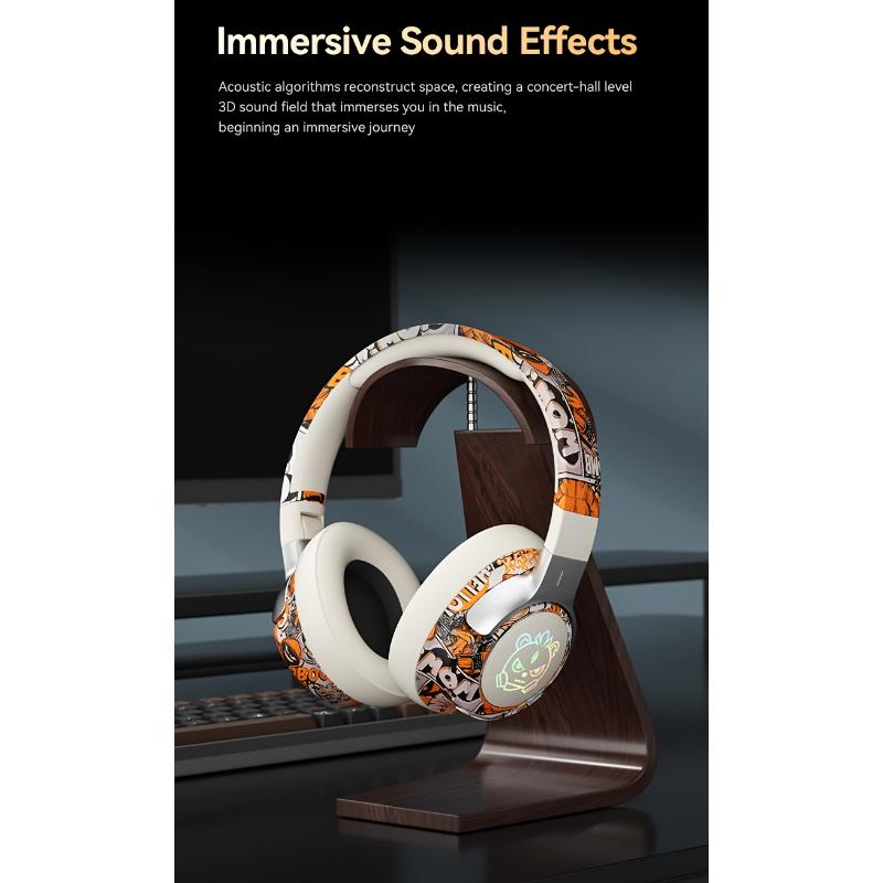 Wireless Gaming Headsets, 5.3 Generation, Wireless 360° Stereo, Light Folding Design, Noise-cancelling Microphone, Type-C Charging & USB-C Interface, Clear Call Music, Sports Music Compatible, Wireless Gaming Headset Wireless Gaming Headsets, 5.3 Generation, Wireless 360° Stereo, Light Folding Design, Noise-cancelling Microphone, Type-C Charging & USB-C Interface, Clear Call Music, Sports Music Compatible, Wireless Gaming Headset