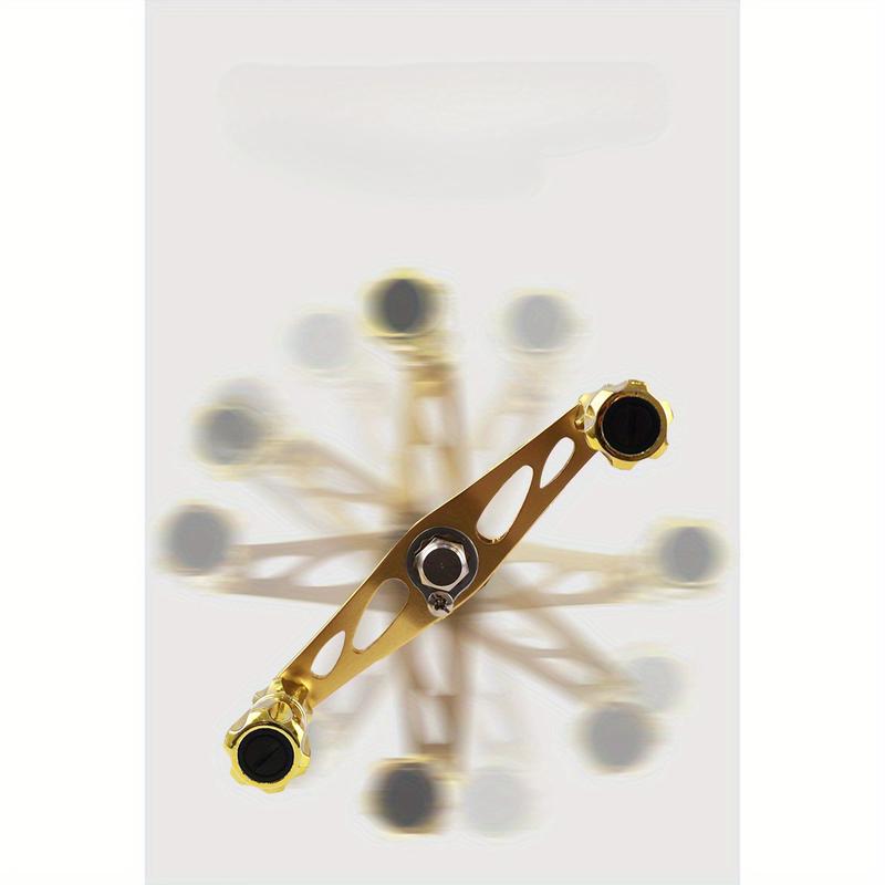 Professional Baitcasting Reel - Lightweight Metal Saltwater Fishing Reel, Corrosion-Resistant Gold Finish, Medium Power Right-Hand Retrieve for Surf Lure Fishing, Durable Tackle