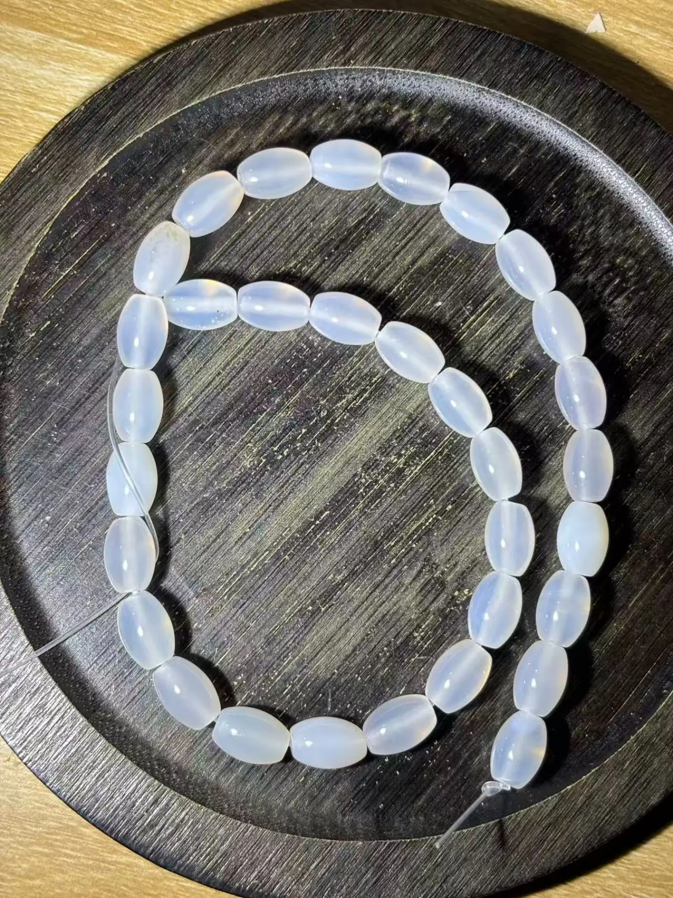 0.8cmx1.2cm Natural Stone Agate Beads, DIY Jewelry Making Accessories, Bracelet Necklace Earring Components, Handmade Craft Supplies