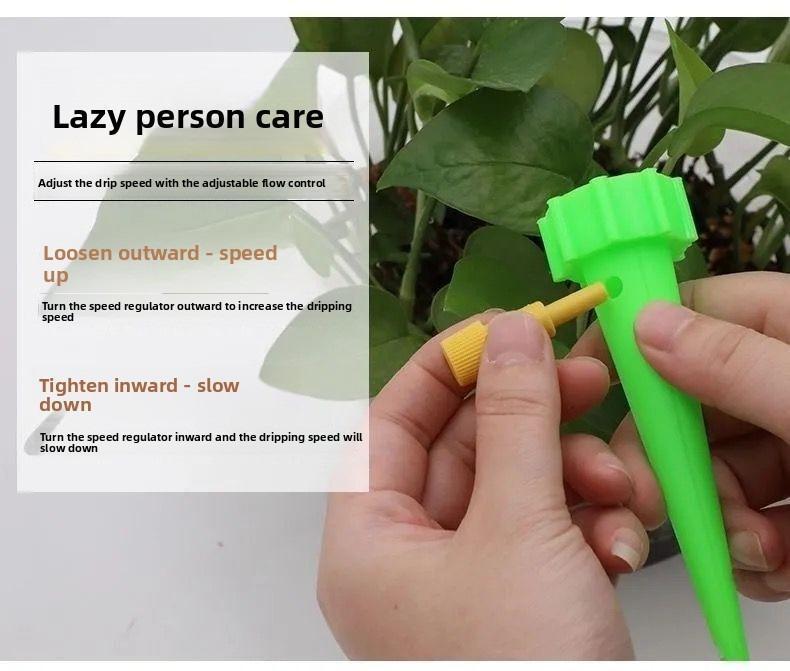 2 PCS Automatic Watering Device, Lazy Person’s Watering Tool, Watering Gadget, Drip Irrigation System, Timer-Adjustable Watering Device, Sprayer Head
