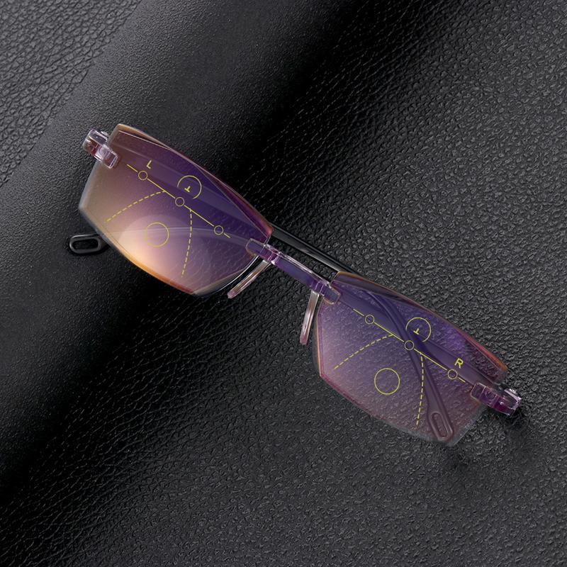 Smart Glasses with Automatic Adjustment Men Magnifying Glasses Reading Glases Women Anti-blue Light +1.0-+4.0 Eyewear