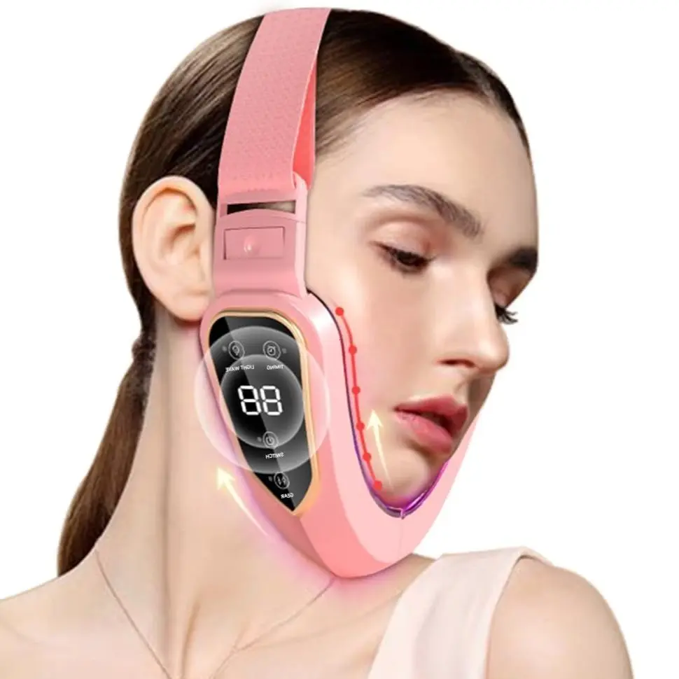 Double Chin and V Face Sculptor, 5 Modes & 12 Adjustable Intensity, Smart Electric V Face Lifter, Designed for Women, New Beauty Equipment