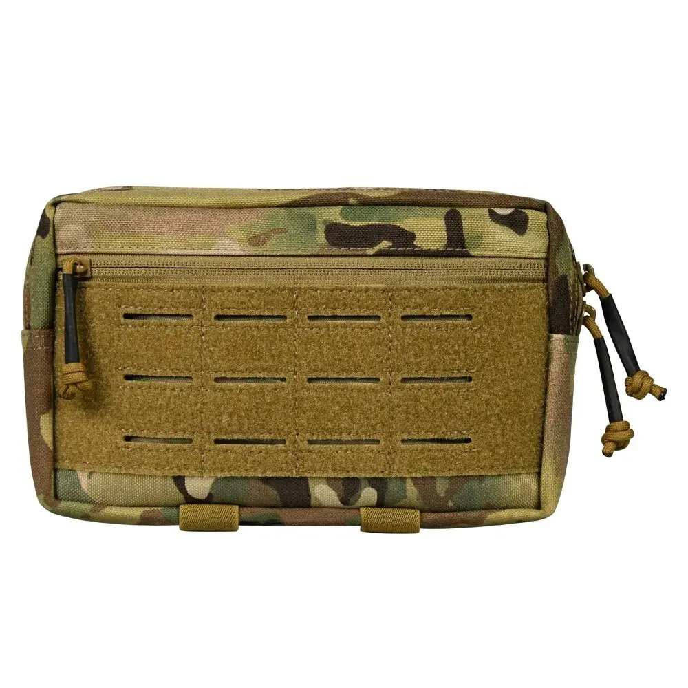 1050D Sports Hunting Dump Pouch, Nylon Front Pouch with Quick Access for Plate Carrier, Chest Rig with Molle Carrying Kit, Durable Outdoor Gear