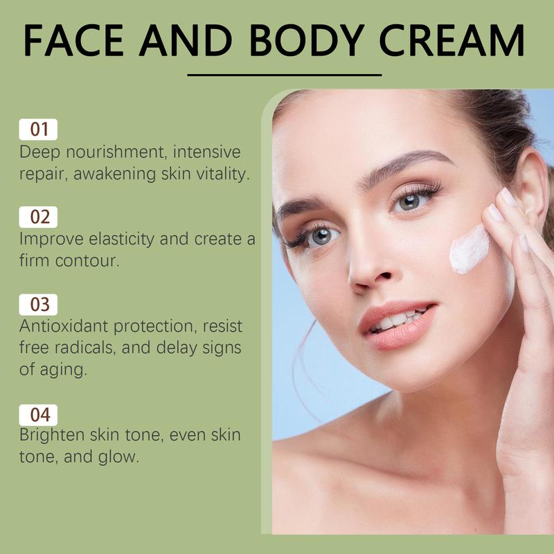 Hoygi Moisturizing Face Body Cream Gentle Skin Moisturizing, Hydrating, Firming And Smoothing Skin Care Face Body Cream Moisturizer Repair