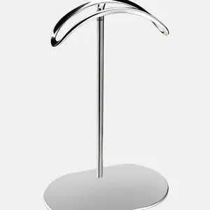 Aluminum Alloy Earphone Stand, Dual Layer Arc Design, Non-Slip Base, Durable Metal Body, Fits Apple Headphones, Desktop Organizer