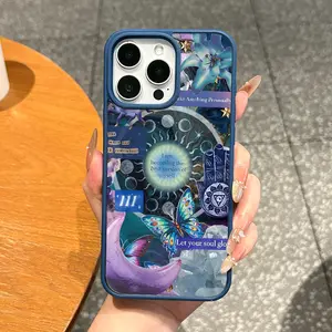 Premium Magnetic Smartphone Case for iPhone 11/12/13/14/15/16/17 Pro Max Mystic Moon 111 Soul Glow, MagSafe-Ready, Anti-Fall, Ultra-Thin Design, Perfect for Everyday Use – Cellphone Handheld Devices Accessories