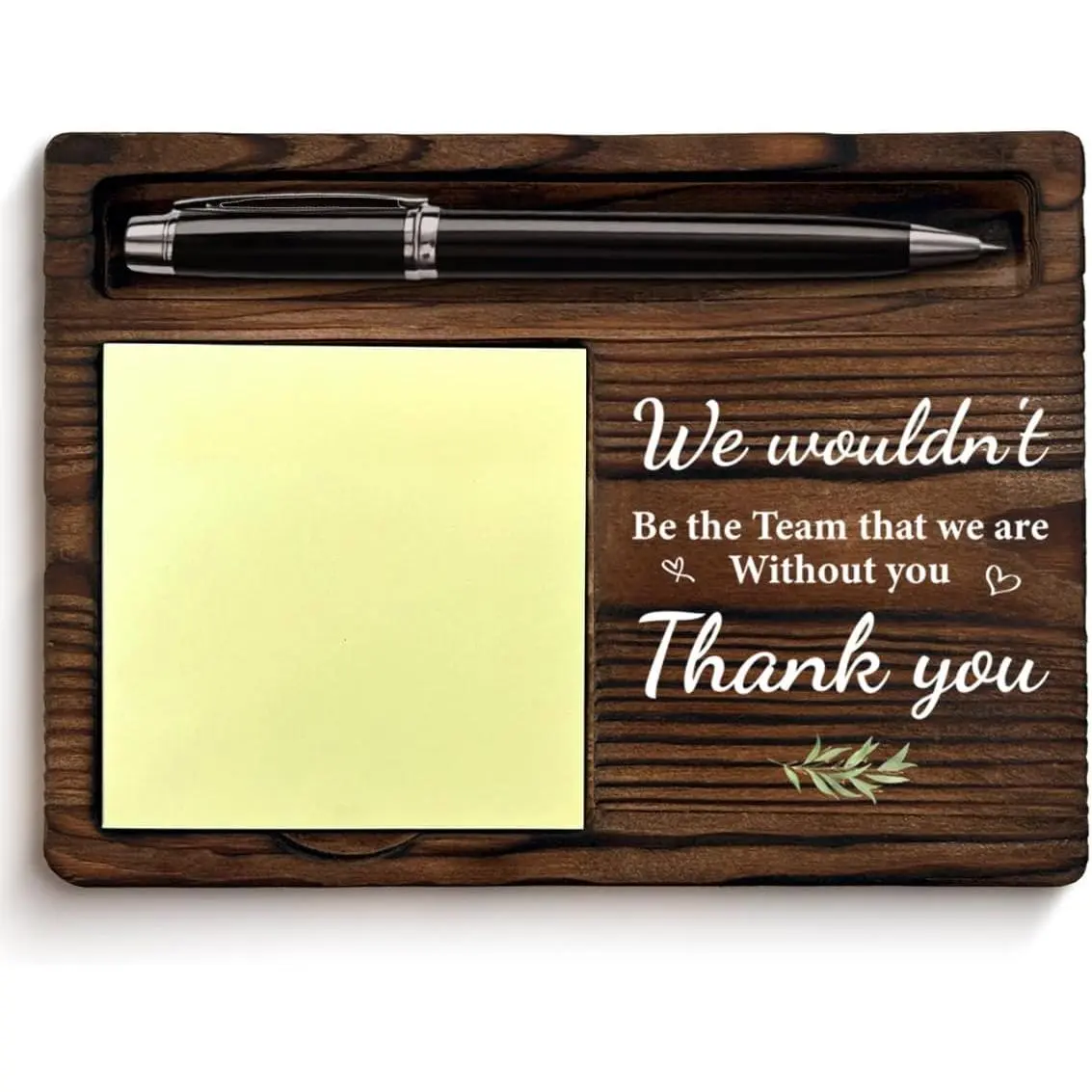 Thank You Gifts Team Gifts for  Leader Manager Mentor Coworkers Employee, We Wouldn't Be The Team That We are Without You Sticky Note Holder for Office Decor