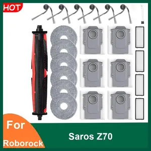 Replacement Parts and Accessories Kit for Roborock Saros Z70 Robot Vacuum Cleaner, Essential Components for Maintenance and Repair