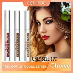 EELHOE Waterproof Lip Liner Tattoo Lasting Peel off Lip Makeup Cosmetic Sexy Red Lip Contour 3 Colors Matte Lip Liner Cosmetics