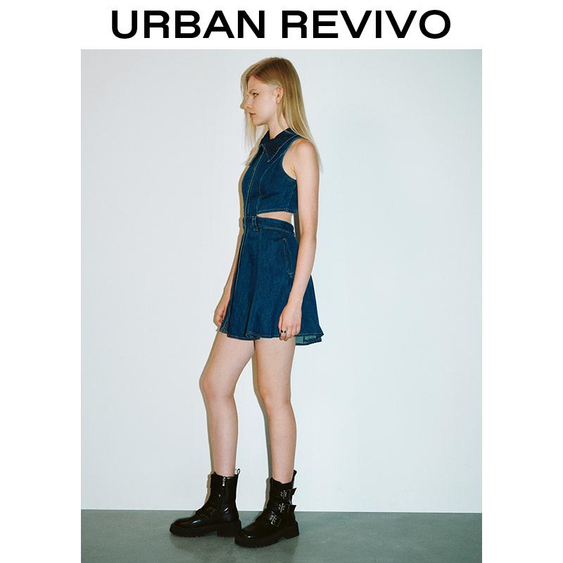 【SIZE UP 1-2】2026 Springfresh Cut-Out Sleeveless Denim Dress, Sundress Casual Outfit, Women Clothing Trendy and Versatile OOTD SpringStatements