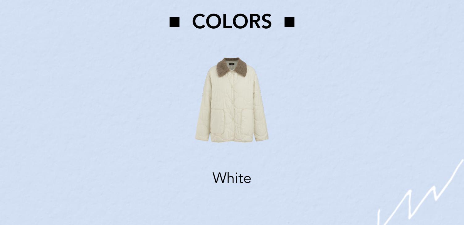 Cider [size 4-8] Teddy Collar Pocket Button Quilted Puffer Jacket