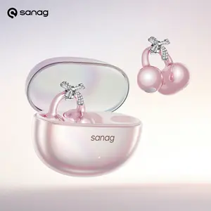 * Featured Earphones * sanag S6S Nova ear clip on earphone for iPhone for Android for Samsung wireless Bluetooth women accessories earring headphones open design sports running fitness yoga exercise earbuds festive holiday gifts birthdays anniversary gift